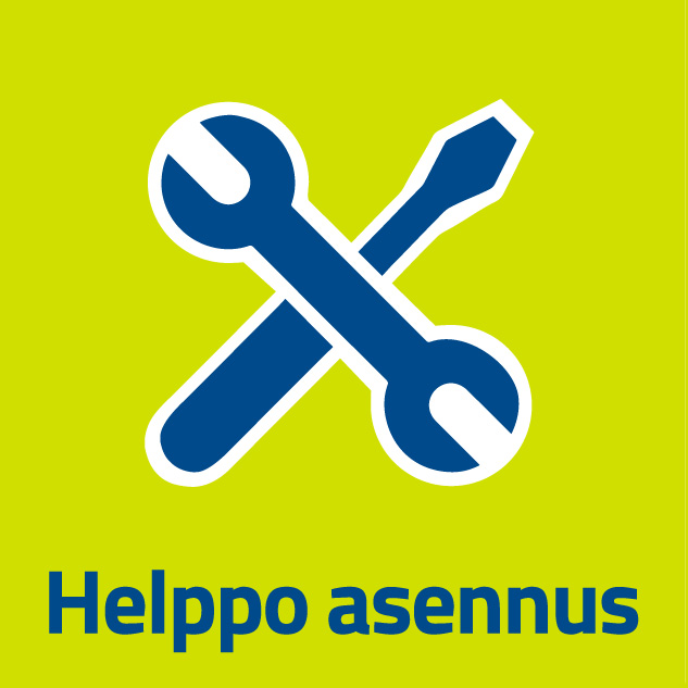 helppo asennus